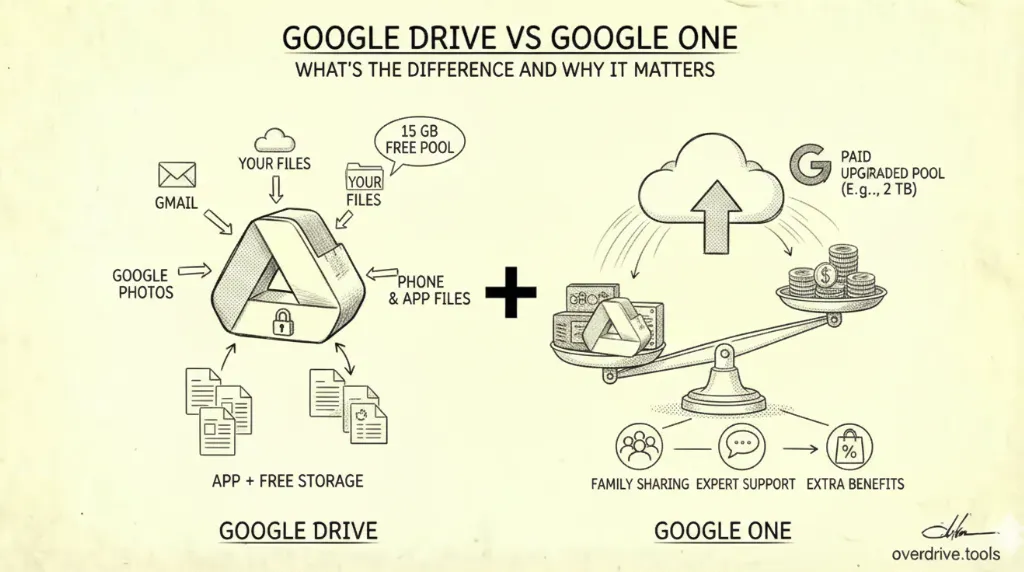 Google Drive vs Google One: What's the Difference and Why It Matters ...