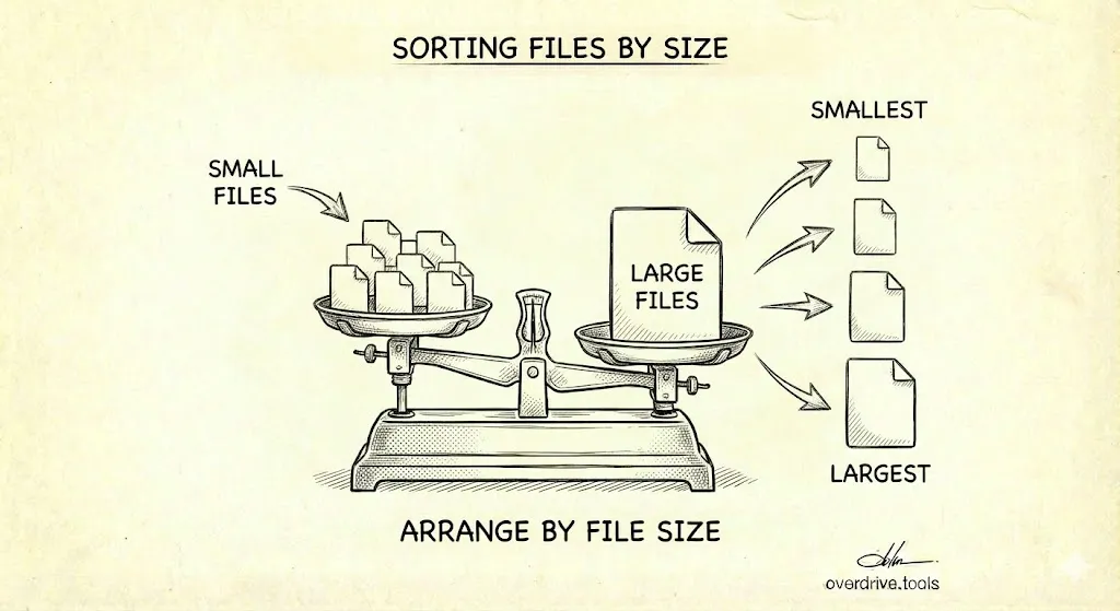How to Sort Files by Size in Google Drive | Overdrive Guides | Overdrive